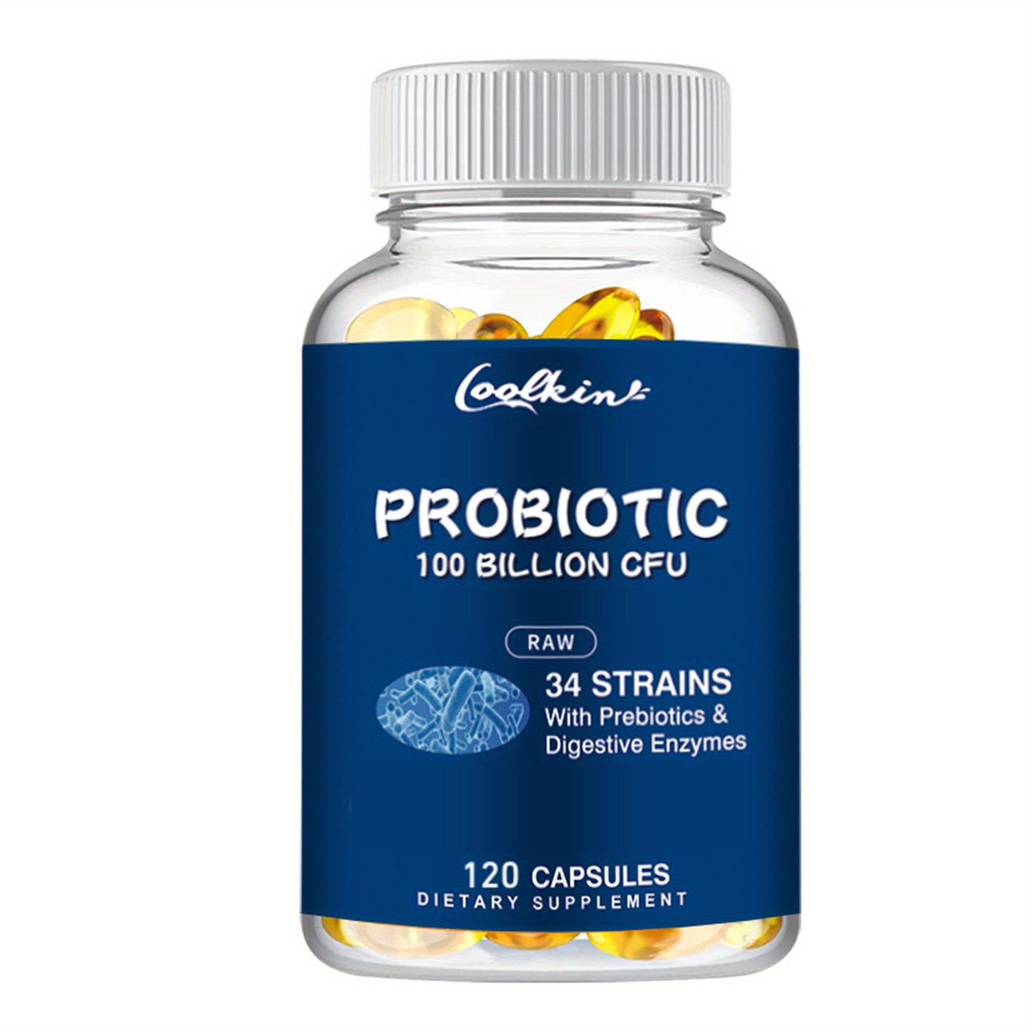 Probiotic 100 Billion CFU with Prebiotics – 120 Capsules