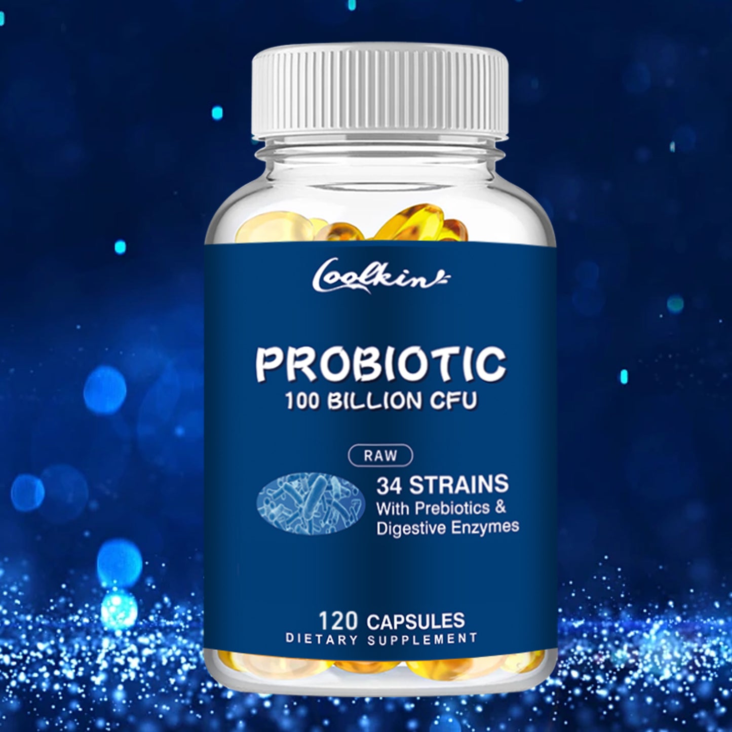 Probiotic 100 Billion CFU with Prebiotics – 120 Capsules