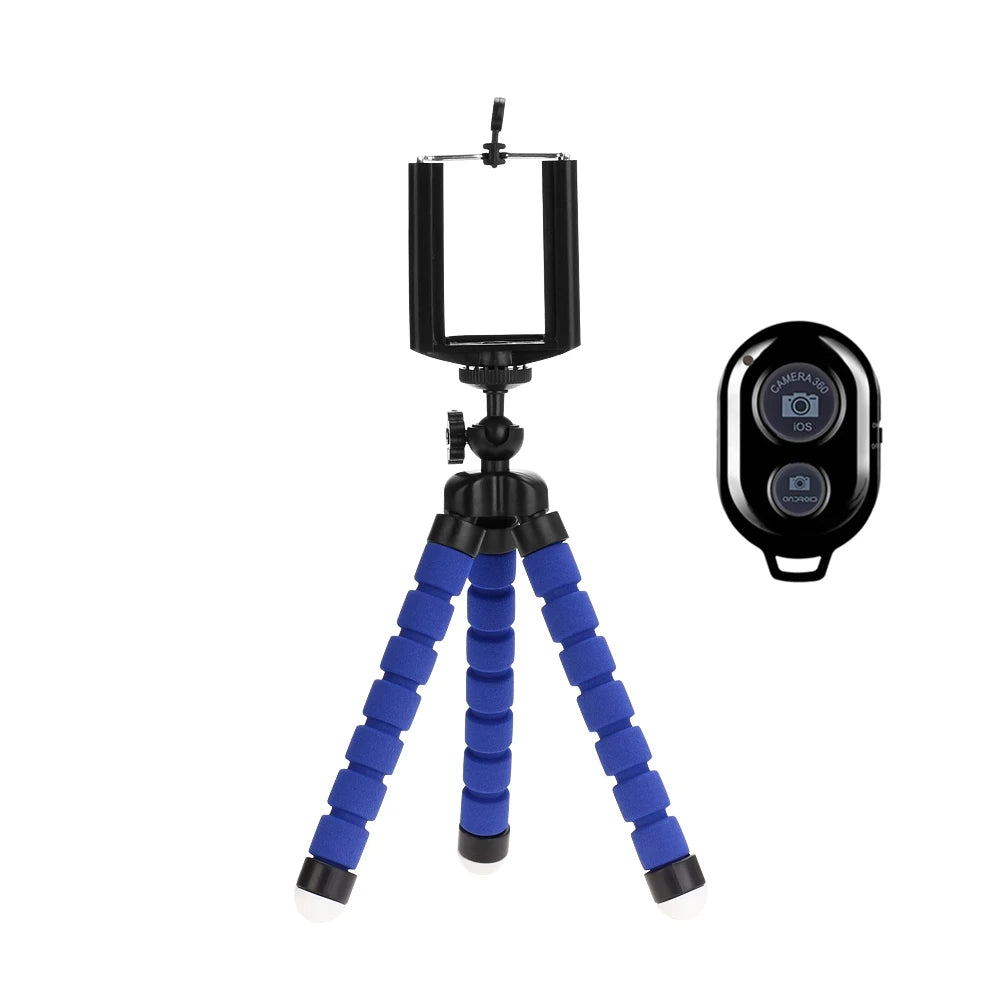 Octopus Mini Tripod for Phone & Camera – Flexible Smartphone Holder