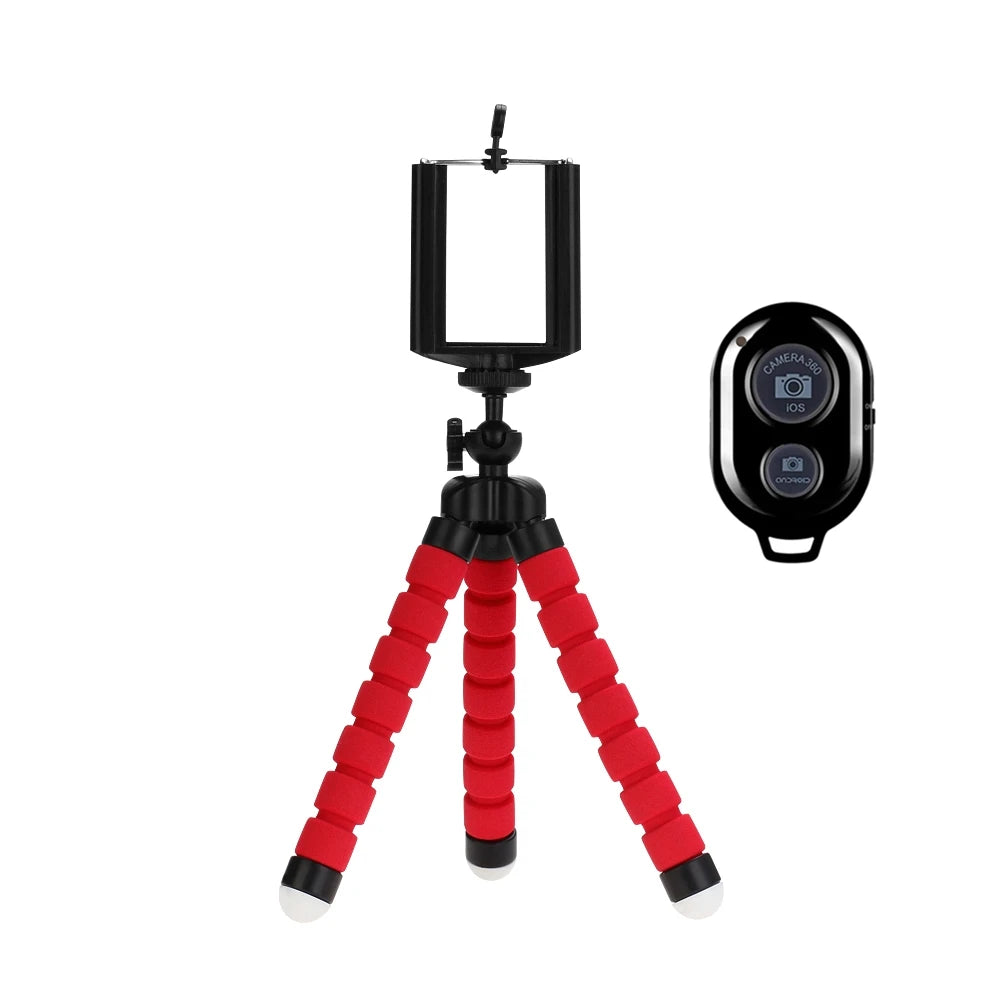 Octopus Mini Tripod for Phone & Camera – Flexible Smartphone Holder