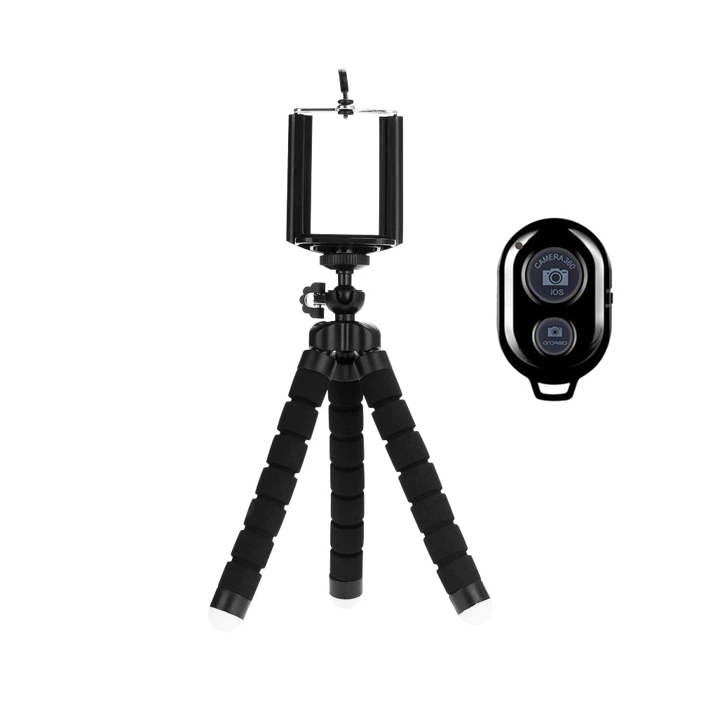 Octopus Mini Tripod for Phone & Camera – Flexible Smartphone Holder
