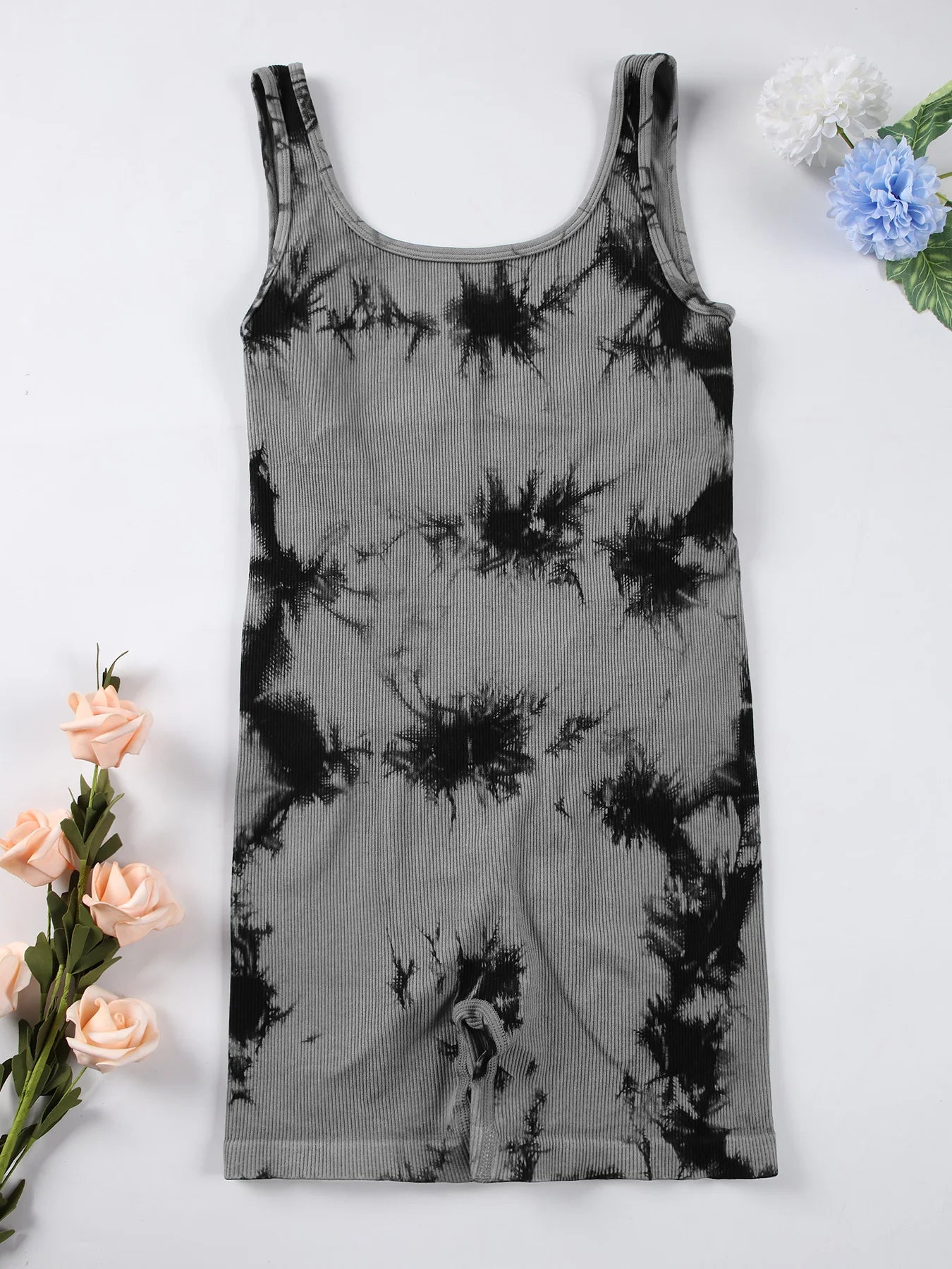 Women’s Backless U-Neck Yoga Jumpsuit – Stretchy & Seamless