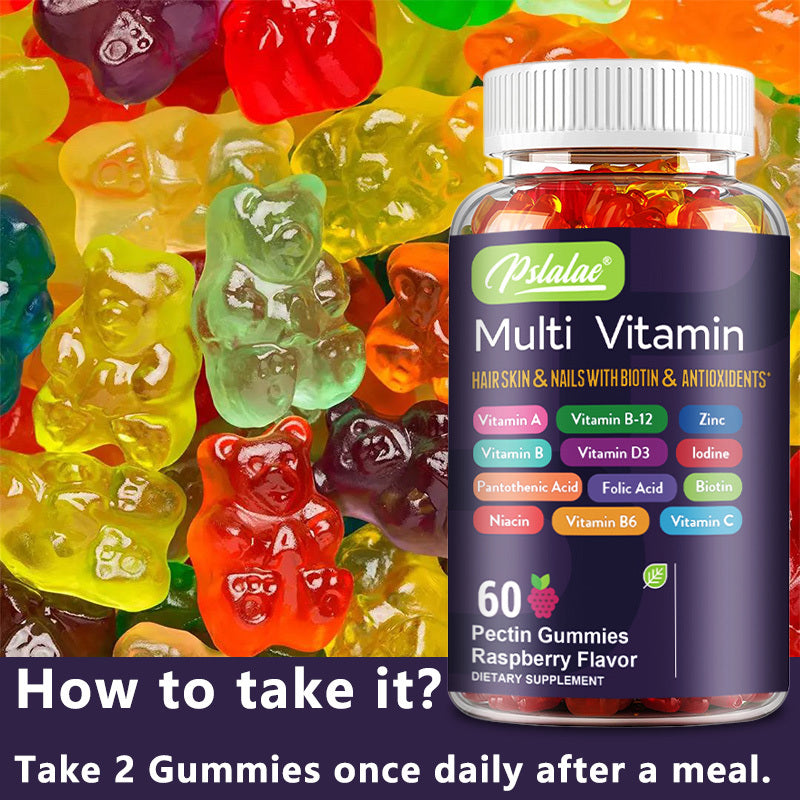 Multi Vitamin - Antioxidant, Supports Healthy Hair, Nails & Skin, Brain Health - 60pcs
