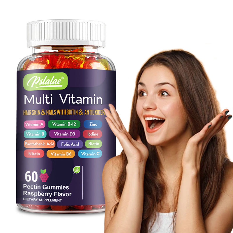 Multi Vitamin - Antioxidant, Supports Healthy Hair, Nails & Skin, Brain Health - 60pcs