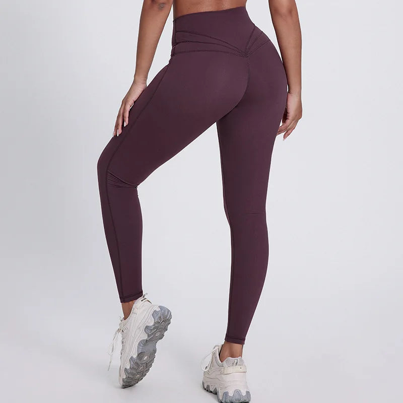 Women’s High-Waist Scrunch Butt Yoga Leggings – Seamless & Stretchy