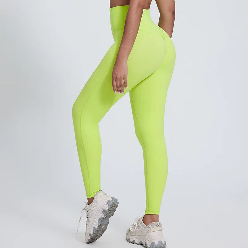 Women’s High-Waist Scrunch Butt Yoga Leggings – Seamless & Stretchy