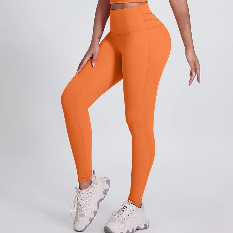 Women’s High-Waist Scrunch Butt Yoga Leggings – Seamless & Stretchy