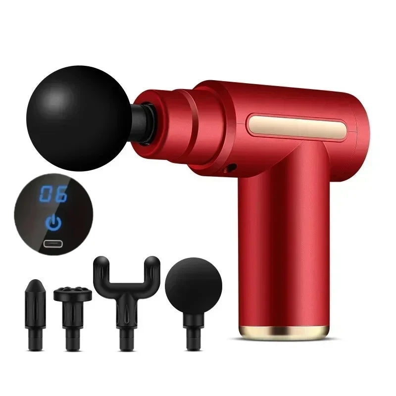 Rechargeable Massage Gun – 24W, 1200mAh, Full-Body Relaxation