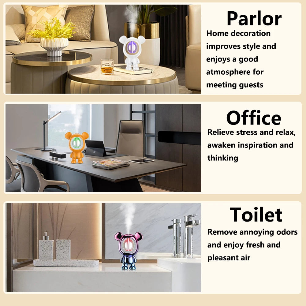 Aromatherapy Essential Oil Diffuser – Desktop & Wall-Mounted