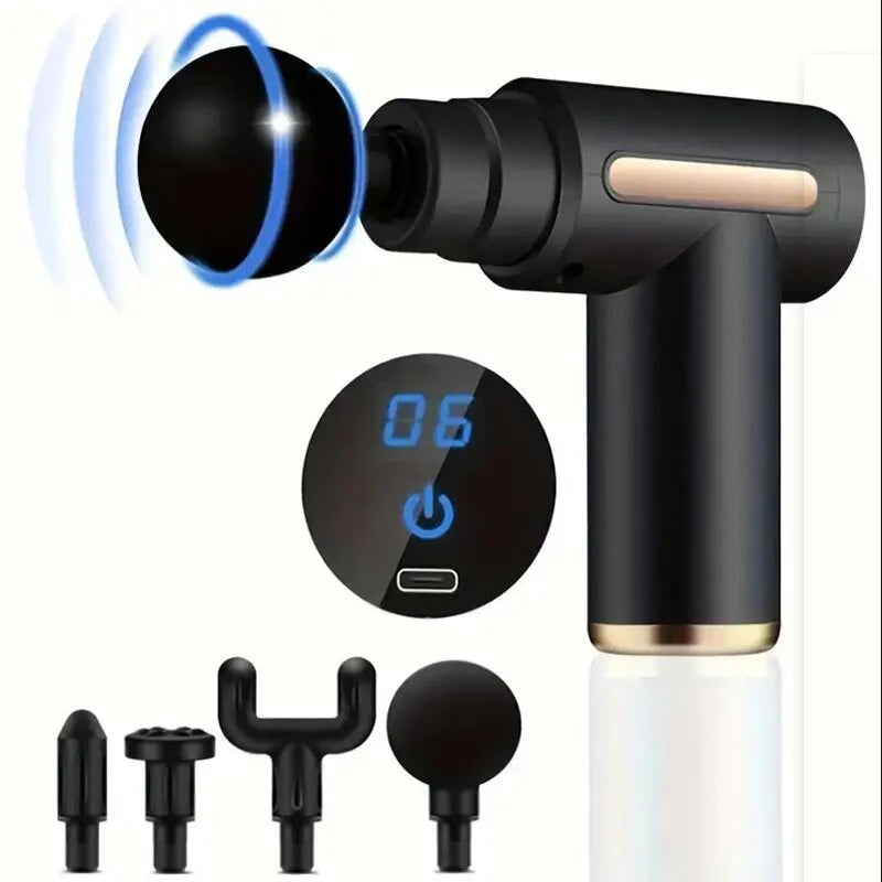 Rechargeable Massage Gun – 24W, 1200mAh, Full-Body Relaxation