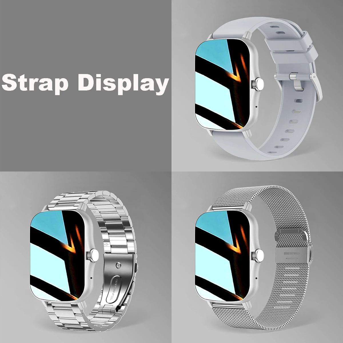 1.83" Waterproof Smart Watch – Calls, Fitness & Sleep Tracking