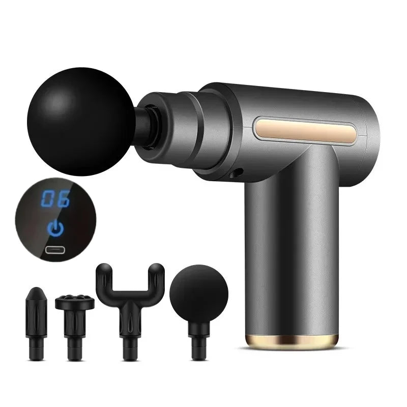 Rechargeable Massage Gun – 24W, 1200mAh, Full-Body Relaxation