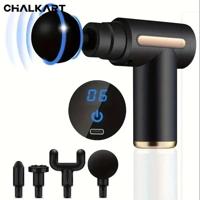 Rechargeable Massage Gun – 24W, 1200mAh, Full-Body Relaxation