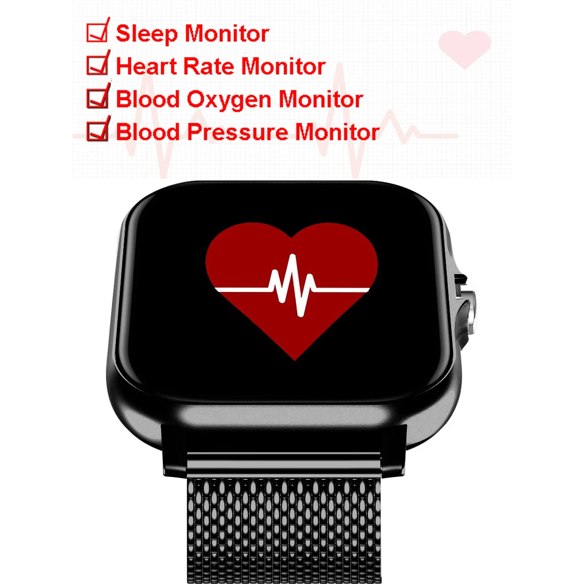 1.83" Waterproof Smart Watch – Calls, Fitness & Sleep Tracking