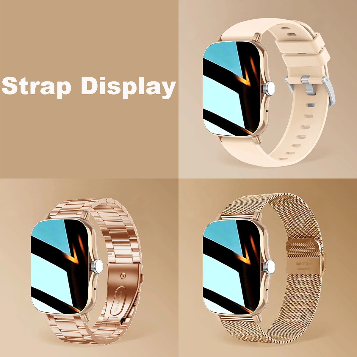 1.83" Waterproof Smart Watch – Calls, Fitness & Sleep Tracking