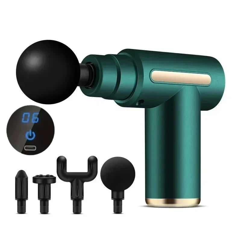 Rechargeable Massage Gun – 24W, 1200mAh, Full-Body Relaxation