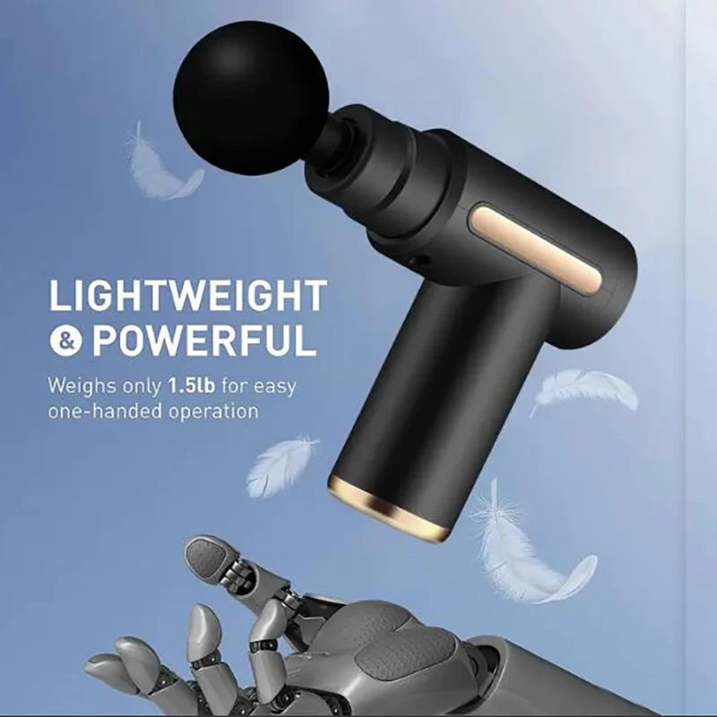 Rechargeable Massage Gun – 24W, 1200mAh, Full-Body Relaxation