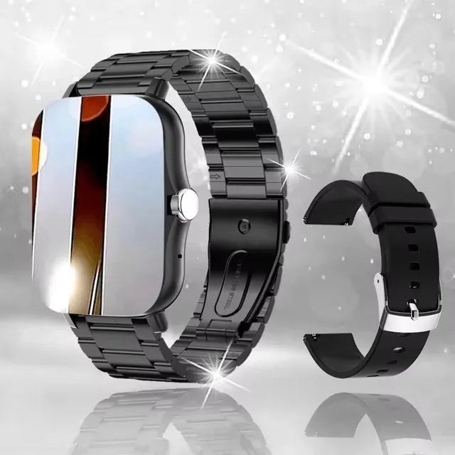 1.83" Waterproof Smart Watch – Calls, Fitness & Sleep Tracking