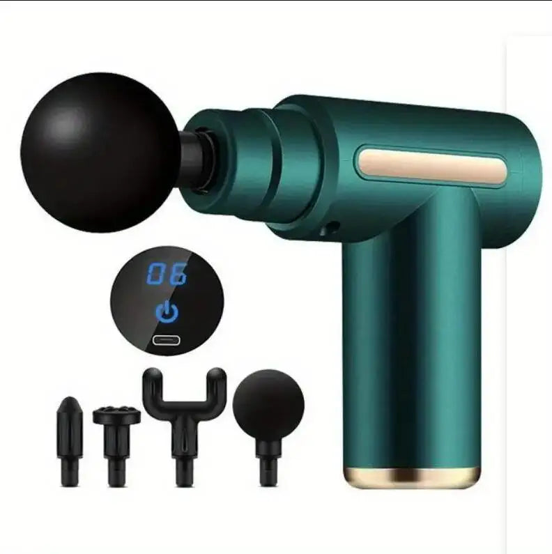 Rechargeable Massage Gun – 24W, 1200mAh, Full-Body Relaxation