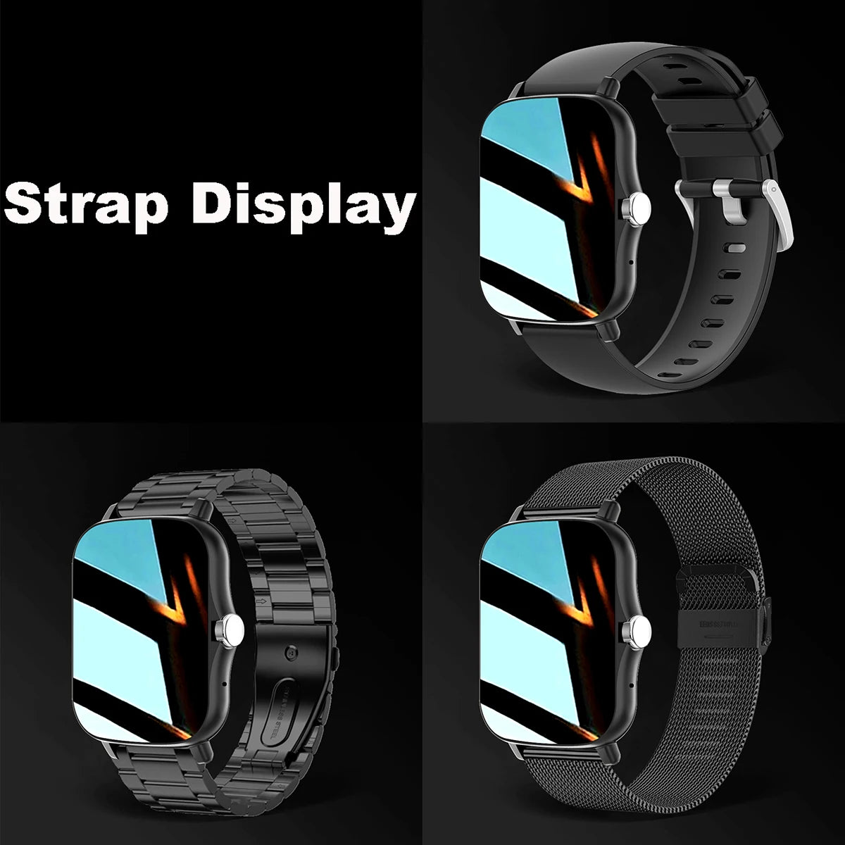 1.83" Waterproof Smart Watch – Calls, Fitness & Sleep Tracking