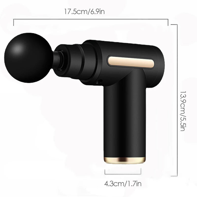 Rechargeable Massage Gun – 24W, 1200mAh, Full-Body Relaxation