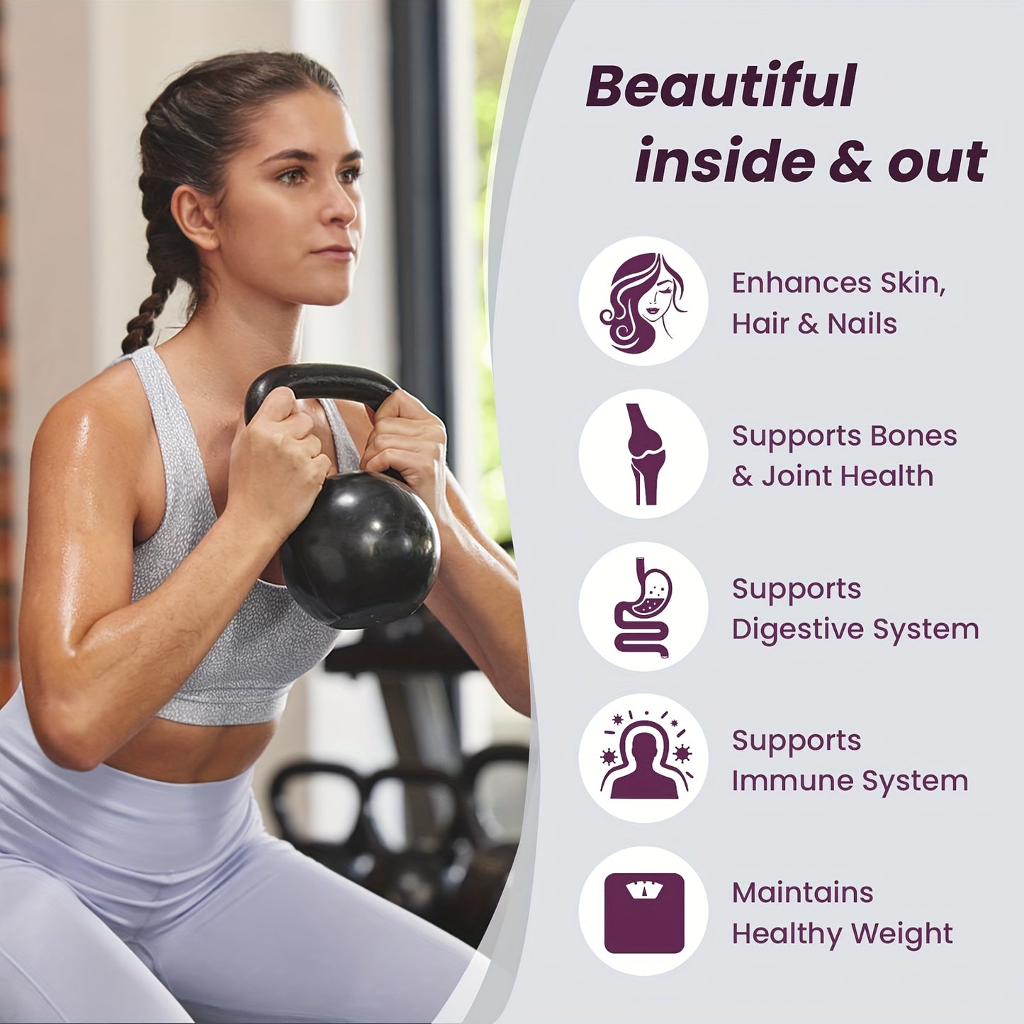 Multi-Source Collagen Peptides Powder – Unflavored, Joint & Skin Support